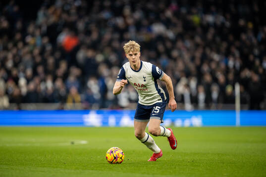 Lucas Bergvall of Tottenham