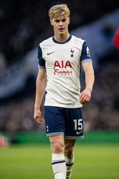 Lucas Bergvall of Tottenham