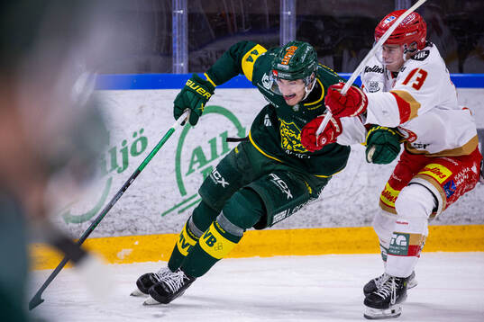 Björklövens Martin Fransson och Kalmars Valdemar Johansson