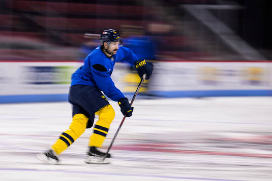 Filip Forsberg of Sweden at a practice session