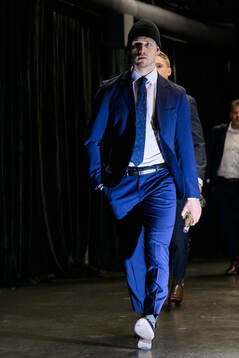 Jesper Bratt of Sweden arrives to the arena for the Four