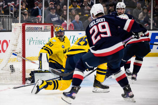 Goaltender Samuel Ersson of Sweden