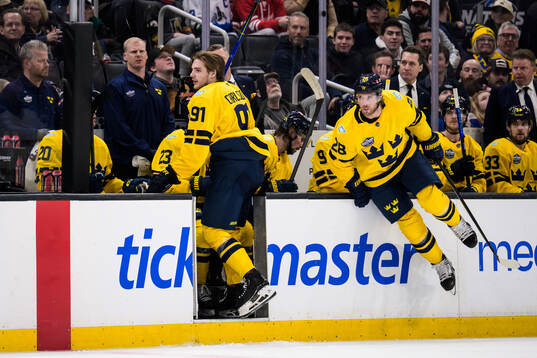 Leo Carlsson and Elias Lindholm of Sweden