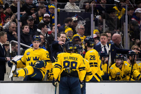 Head coach Sam Hallam of Sweden