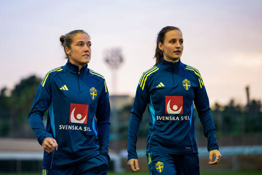 Filippa Angeldahl and Nathalie Björn of Sweden