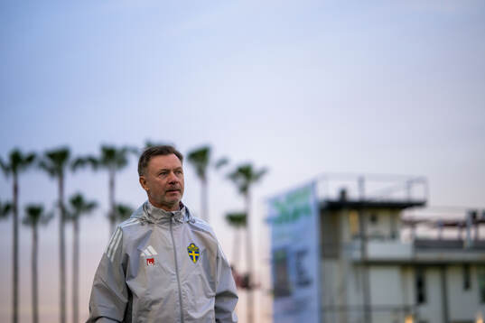 Head coach Peter Gerhardsson of Sweden