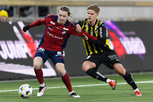 Östers Daniel Ljung och Häckens Ben Engdahl