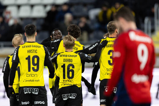 Häckens Abdoulaye Faye jublar