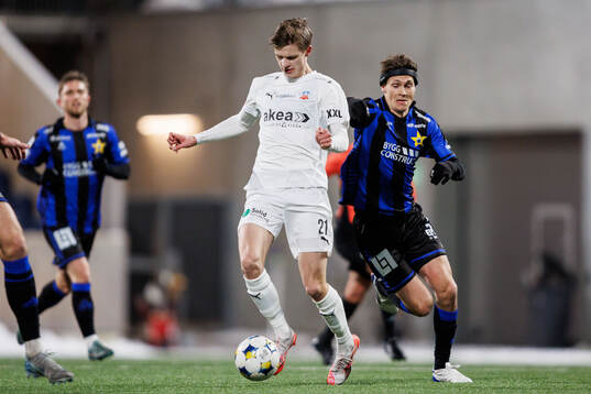 Helsingborgs Adrian Svanbäck och Sirius Tobias Carlsson