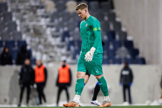 ´he+målvakt Johan Brattberg deppar