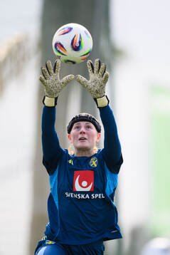 Goalkeeper Tove Enblom of Sweden of the women’s national