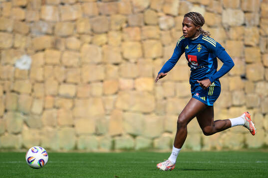 Evelyn Ijeh of Sweden of the women’s national football