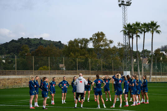 Players of the Swedish women’s national football team