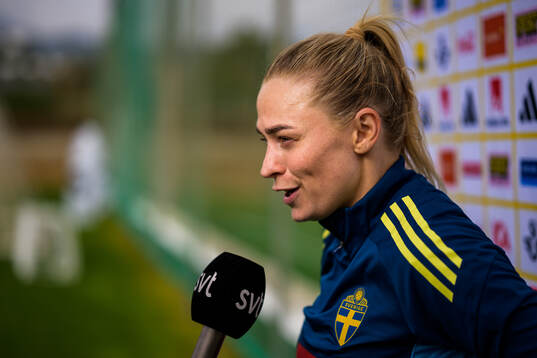 Fridolina Rolfö of the women’s national football team of