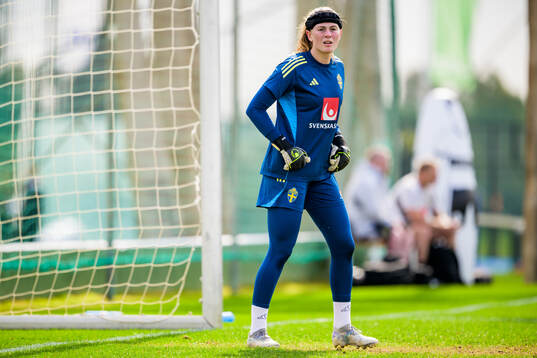 Goalkeeper Tove Enblom of the women’s national football