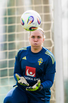 Goalkeeper Sofia Hjern of the women’s national football