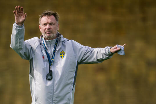Head coach Peter Gerhardsson of the women’s national