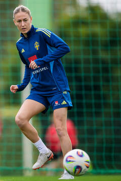 Emma Kullberg of the women’s national football team of
