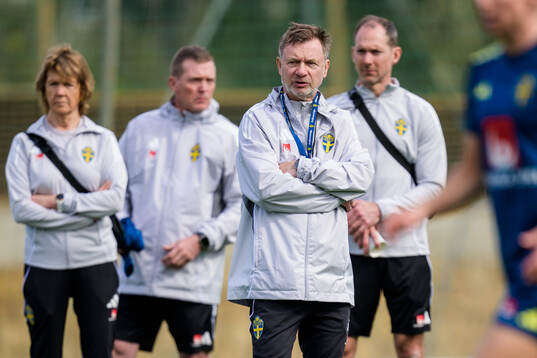 Head coach Peter Gerhardsson of the women’s national