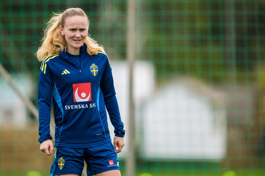 Matilda Vinberg of the women’s national football team of