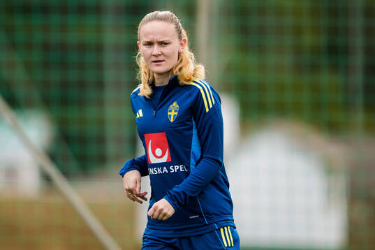 Matilda Vinberg of the women’s national football team of