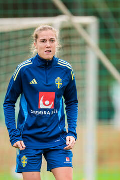 Filippa Angeldahl of the women’s national football team