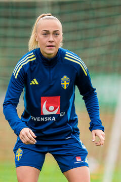 Hanna Bennison of the women’s national football team of