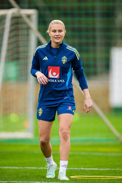 Amanda Nildén of the women’s national football team of