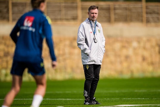 Head coach Peter Gerhardsson of the women’s national