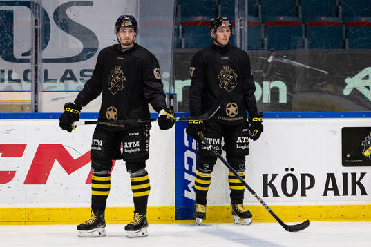 AIKs Simon Åkerström och Alfred Barklund