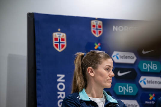 Maren Mjelde of the Norwegian women's national football team