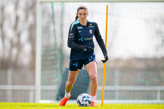Ingrid Syrstad Engen of the Norwegian women's national