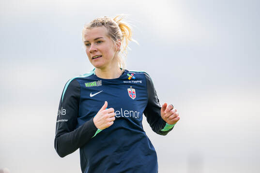 Ada Hegerberg of the Norwegian women's national football