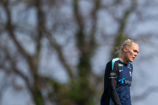 Maria Thorisdottir of the Norwegian women's national