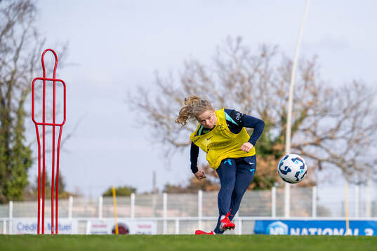 Justine Kielland of the Norwegian women's national football