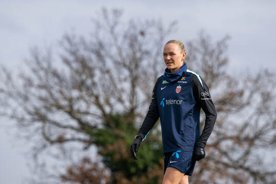 Frida Maanum of the Norwegian women's national football team