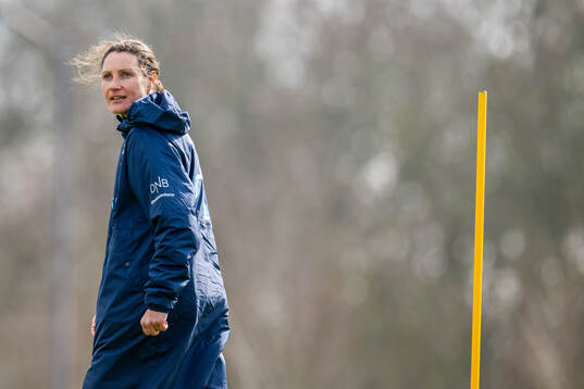 Ingvild Stensland, assistant coach of the Norwegian women's
