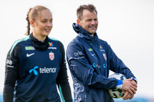 Jon Knudsen, goalkeeper coach of the Norwegian women's