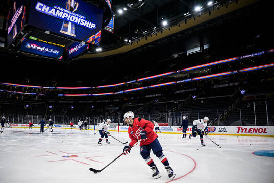 J.T. Miller of USA at a practice session
