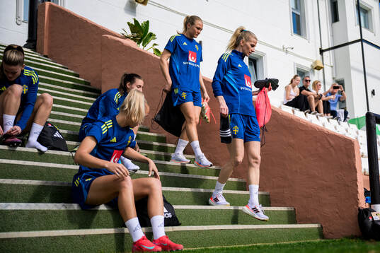 Magdalena Eriksson and Sofia Jakobsson of the women’s