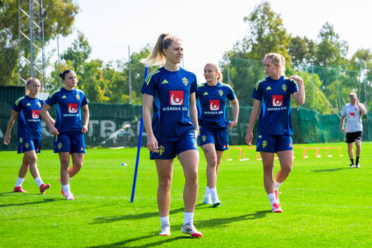 Rebecka Blomqvist, Amanda Nildén and Hanna Lundkvist of