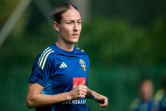 Emma Kullberg of the women’s national football team of