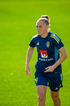 Hanna Bennison of the women’s national football team of