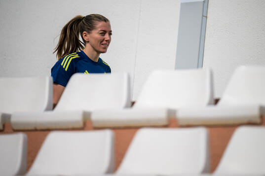 Linda Sembrant of the women’s national football team of