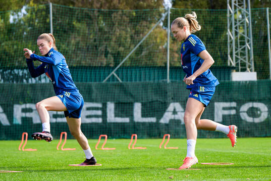 My Cato and Magdalena Eriksson of the women’s national