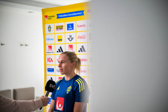 Jonna Andersson of the women’s national football team of
