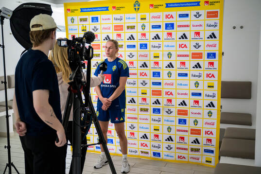 Jonna Andersson of the women’s national football team of