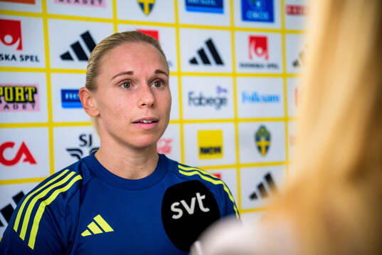 Jonna Andersson of the women’s national football team of