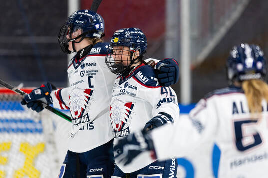 Linköpings Felicia Levin jublar
