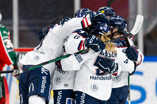 Linköpings Felicia Levin jublar